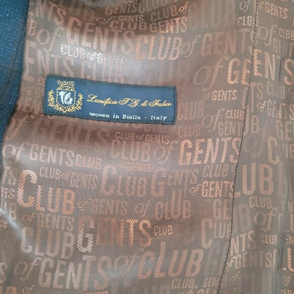 navy blue suit with italian wool - Picture 7 of 14